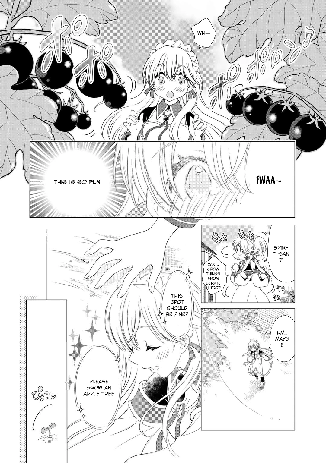 Cheat Home Garden — Maybe I’m the real Spirit Princess, but I’ll just farm. Chapter 2 Page 14